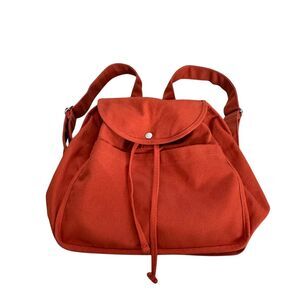 BAGGU Drawstring Backpack in Sienna